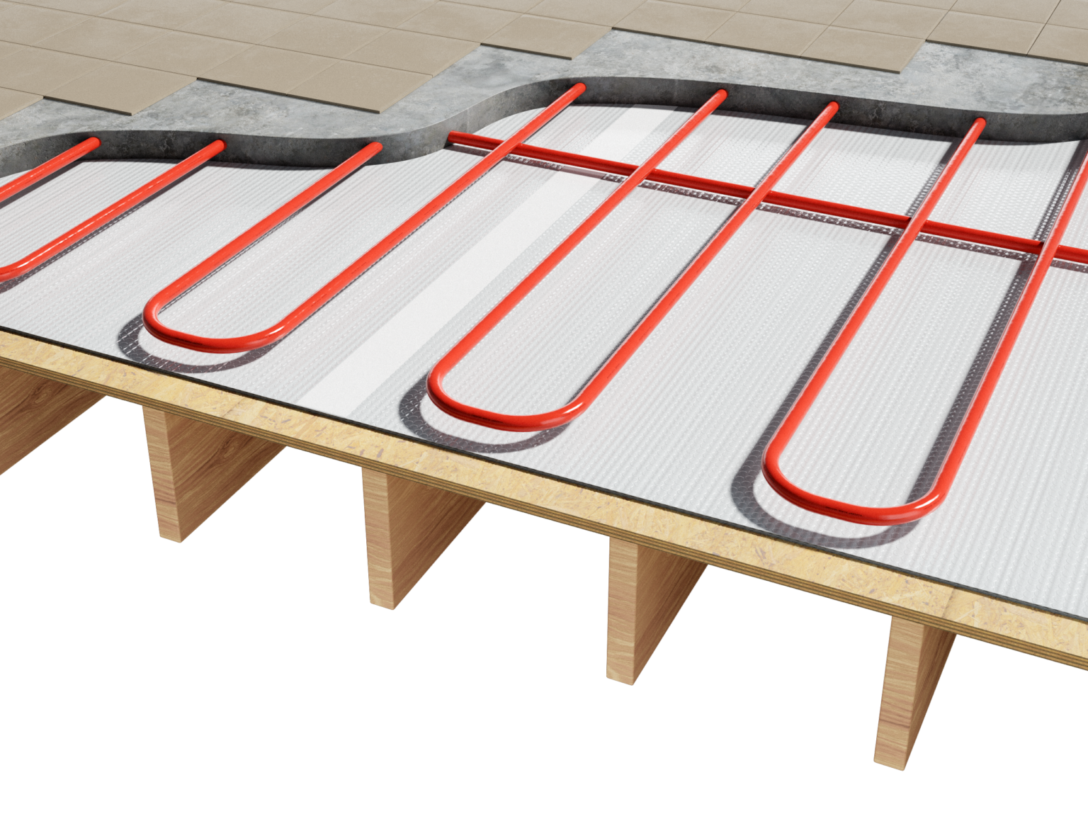 Radiant Floor Over an Existing Floor Reflectix, Inc.